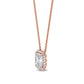 9K Rose Gold Lab Grown Diamond PENDANT 0.78 ctw P31655EM-0.78CT