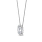 9K White Gold Lab Grown Diamond PENDANT 0.78 ctw P31655EM-0.78CT