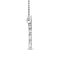 9K White Gold Lab Grown Diamond PENDANT 0.37 ctw P31752-0.38CT