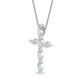 9K White Gold Lab Grown Diamond PENDANT 0.37 ctw P31752-0.38CT
