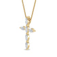 9K Yellow Gold Lab Grown Diamond PENDANT 0.37 ctw P31752-0.38CT