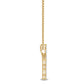 9K Yellow Gold Lab Grown Diamond PENDANT 0.23 ctw P31838-0.20CT