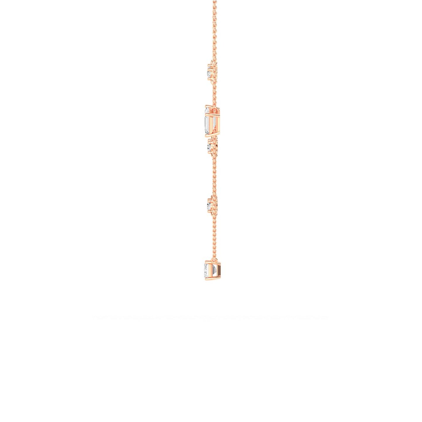 9K Rose Gold Lab Grown Diamond PENDANT 1.57 ctw P32015-1.50CT