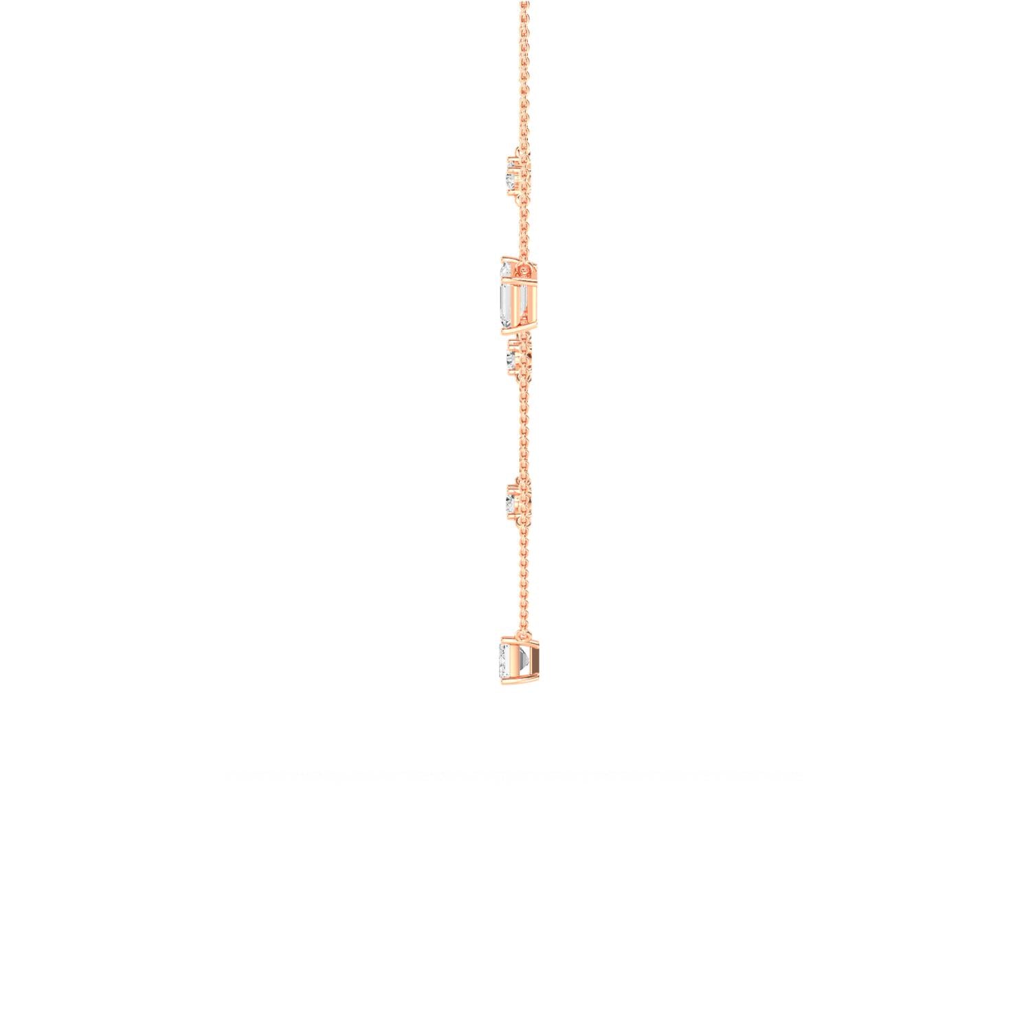 9K Rose Gold Lab Grown Diamond PENDANT 1.57 ctw P32015-1.50CT
