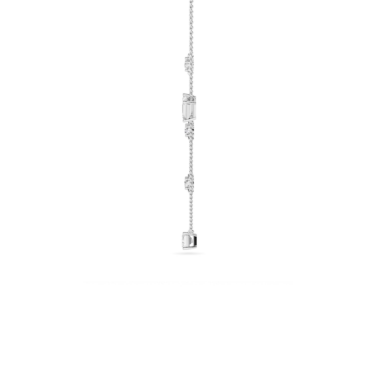9K White Gold Lab Grown Diamond PENDANT 1.57 ctw P32015-1.50CT