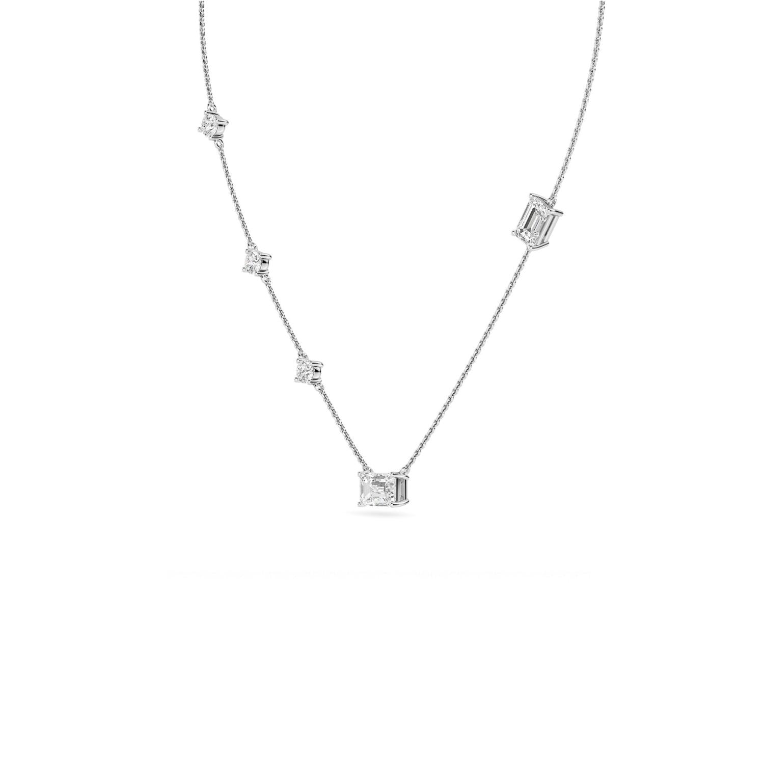 9K White Gold Lab Grown Diamond PENDANT 1.57 ctw P32015-1.50CT