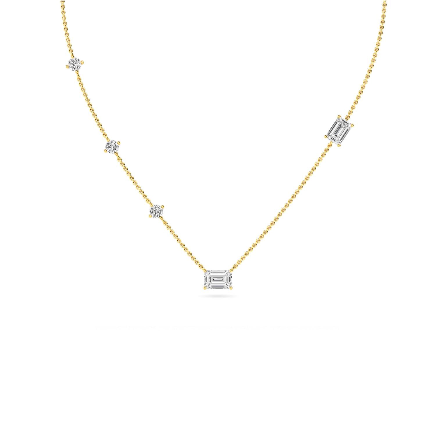 9K Yellow Gold Lab Grown Diamond PENDANT 1.57 ctw P32015-1.50CT