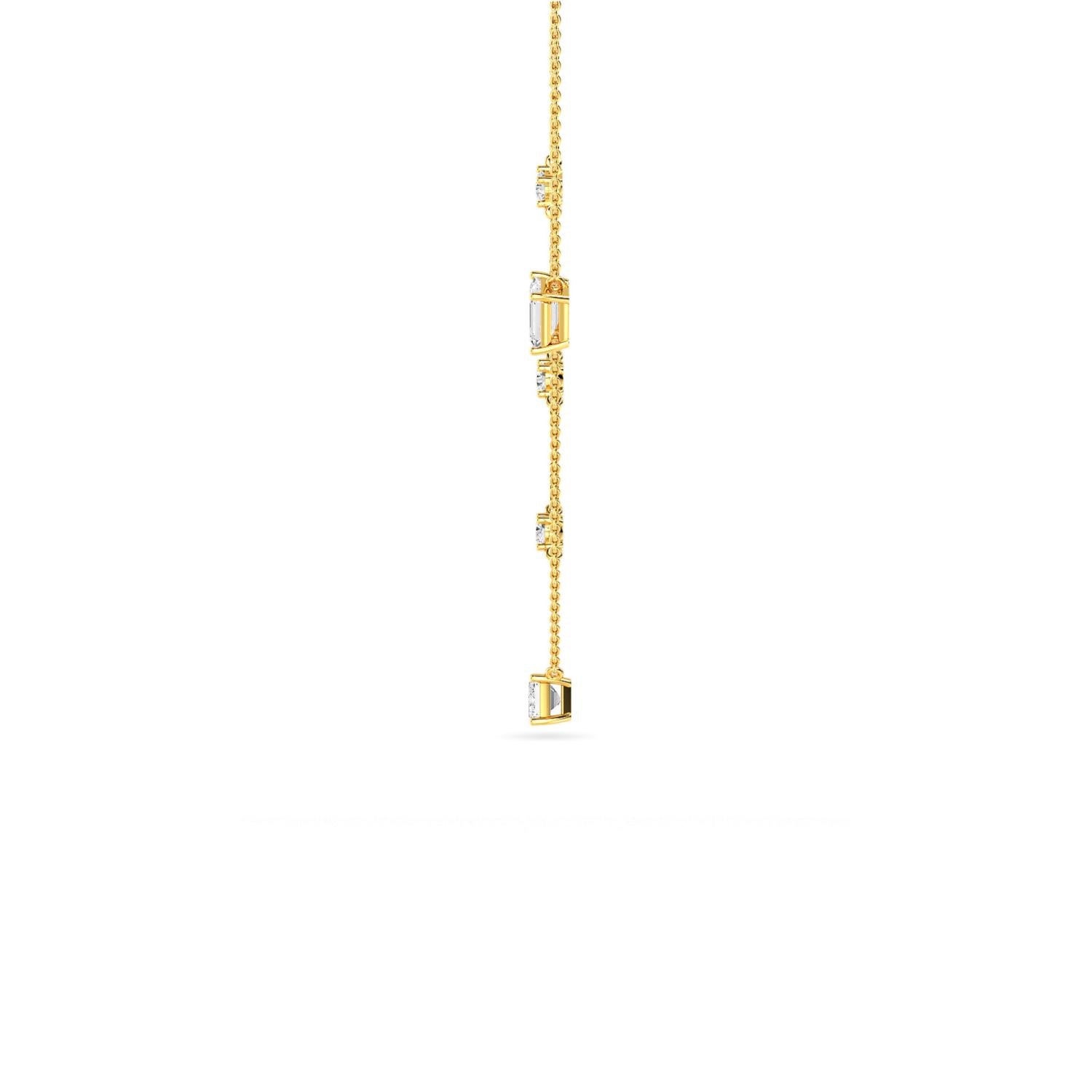 9K Yellow Gold Lab Grown Diamond PENDANT 1.57 ctw P32015-1.50CT