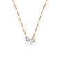 9K Rose Gold Lab Grown Diamond PENDANT 0.86 ctw P32288MQHT-0.75CT