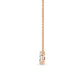 9K Rose Gold Lab Grown Diamond PENDANT 0.98 ctw P32291HTPE-0.88CT