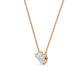 9K Rose Gold Lab Grown Diamond PENDANT 0.98 ctw P32291HTPE-0.88CT