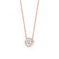 9K Rose Gold Lab Grown Diamond PENDANT 1.01 ctw P32422-1