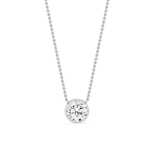 9K White Gold Lab Grown Diamond PENDANT 1.01 ctw P32422-1