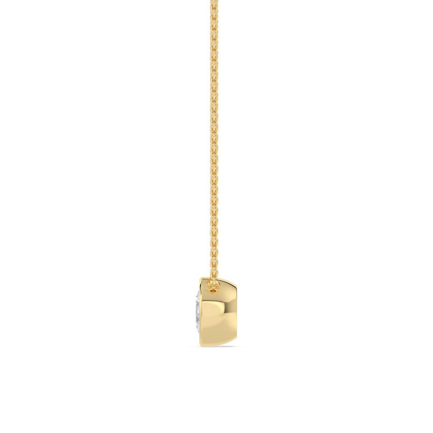 9K Yellow Gold Lab Grown Diamond PENDANT 1.01 ctw P32422-1