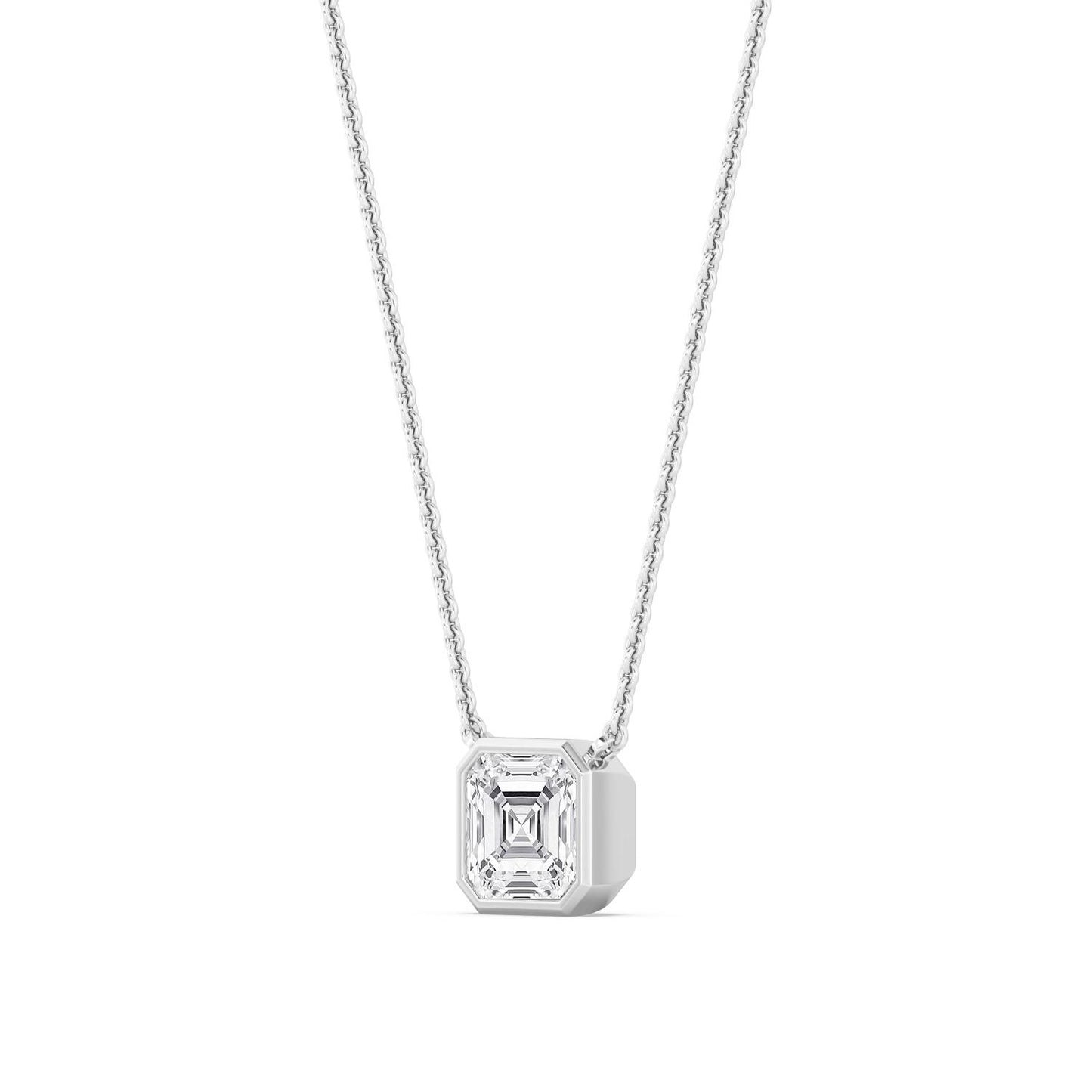 9K White Gold Lab Grown Diamond PENDANT 2.08 ctw P32422ASS-2