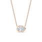 9K Rose Gold Lab Grown Diamond PENDANT 1.01 ctw P32422OV-1
