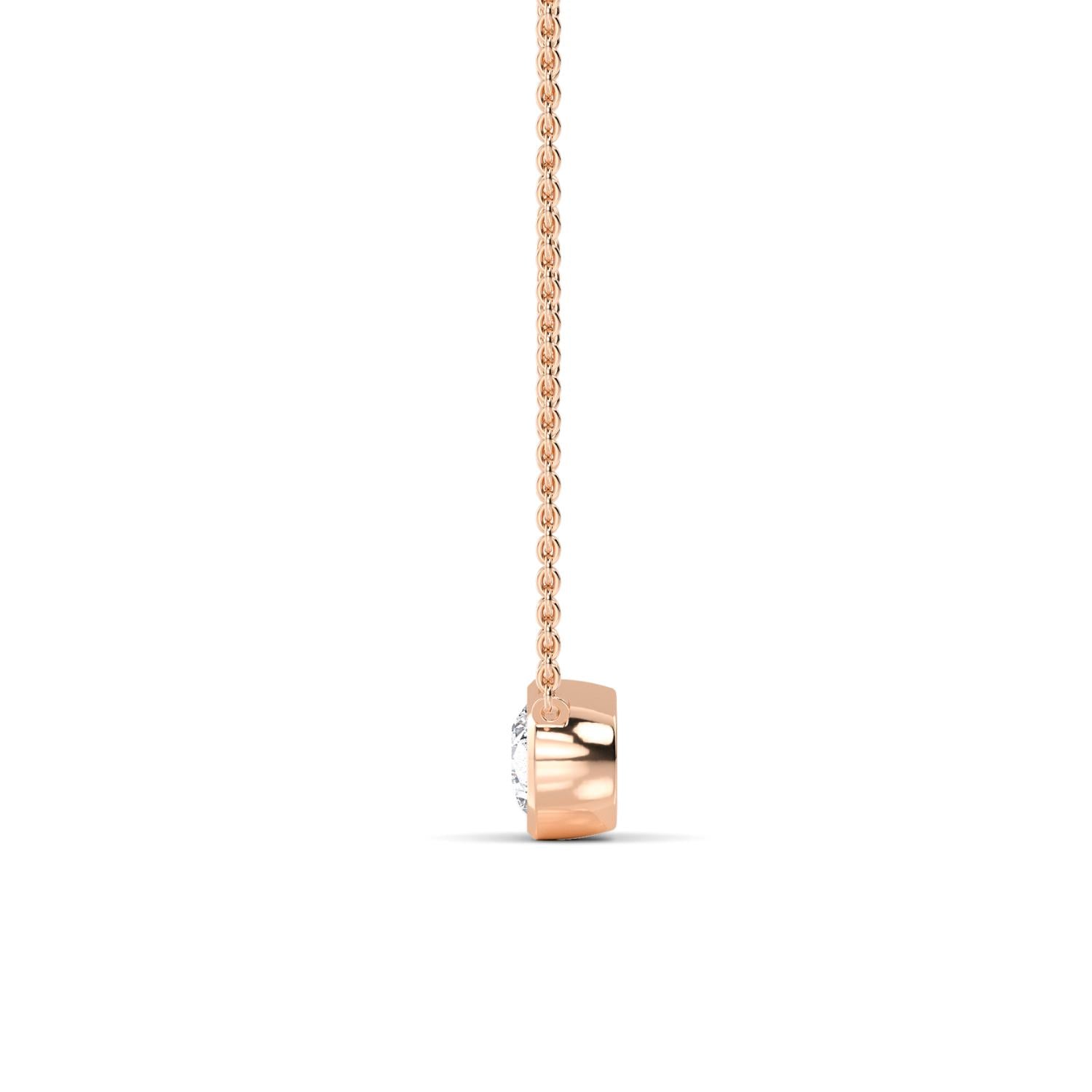 9K Rose Gold Lab Grown Diamond PENDANT 1.03 ctw P32422PE-1