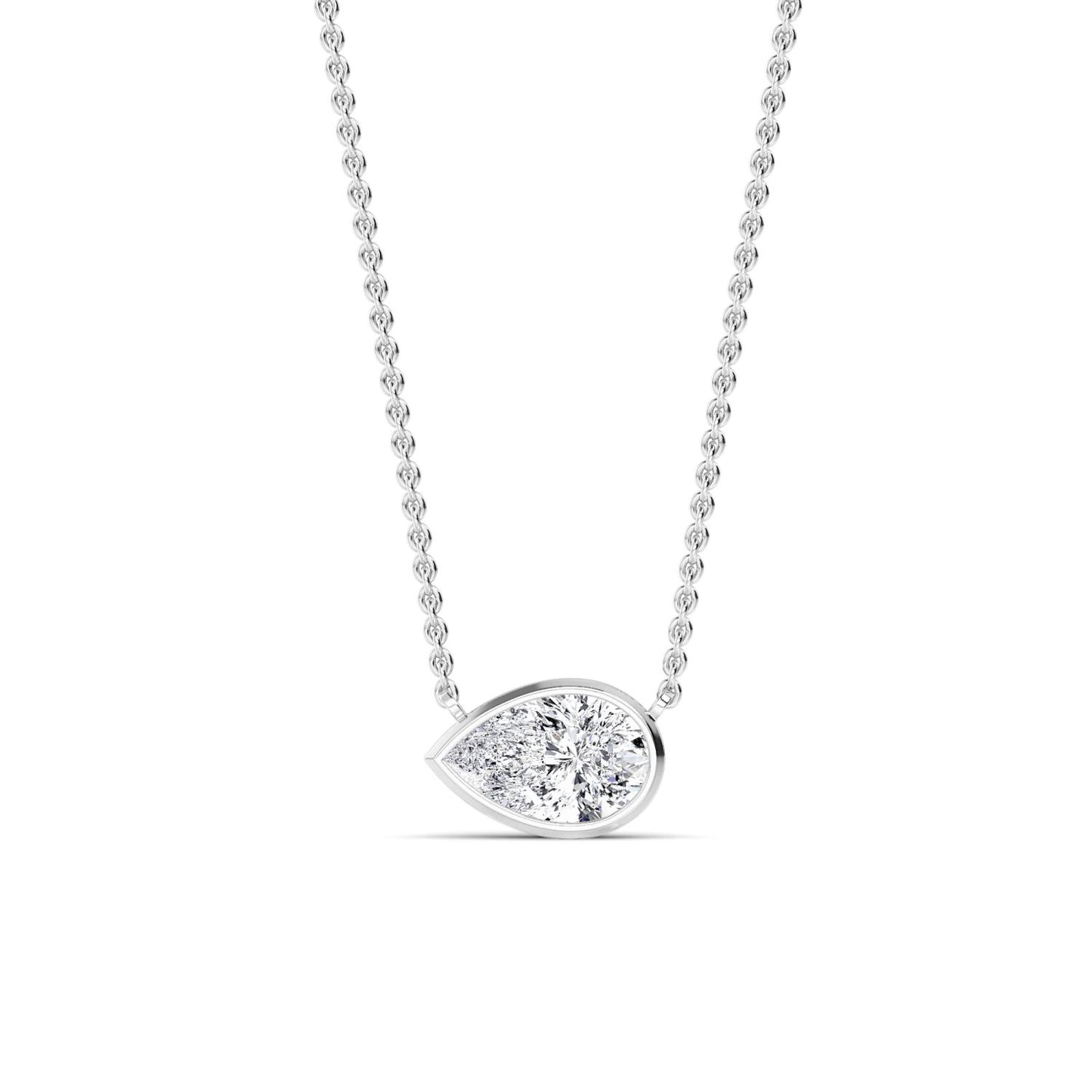 9K White Gold Lab Grown Diamond PENDANT 1.03 ctw P32422PE-1