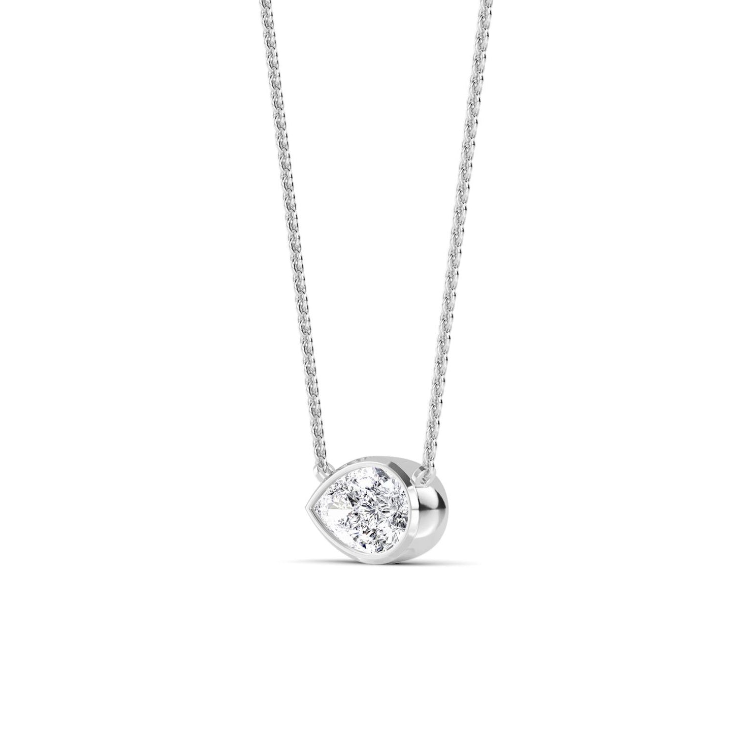 9K White Gold Lab Grown Diamond PENDANT 1.03 ctw P32422PE-1
