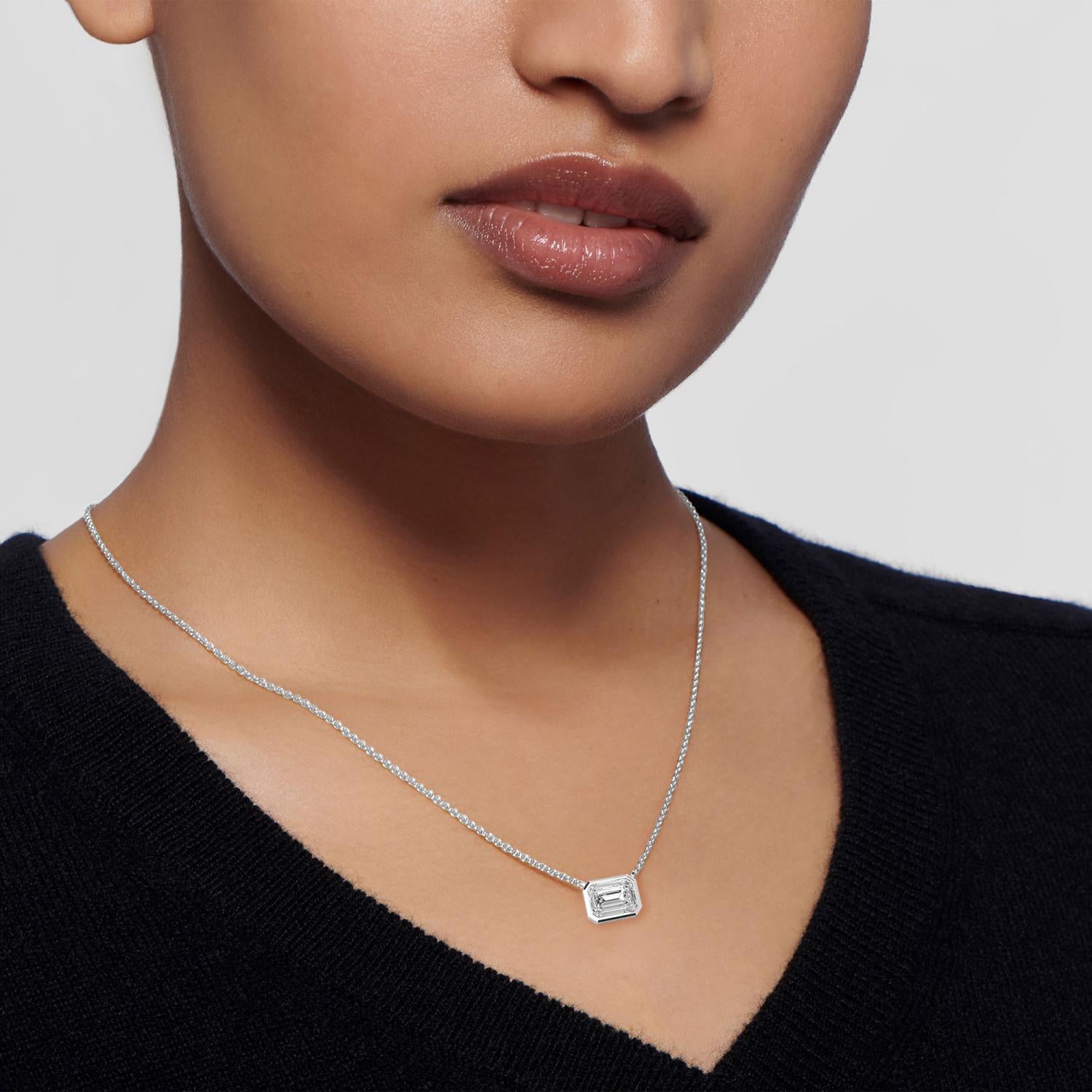 9K White Gold Lab Grown Diamond PENDANT 2.01 ctw P32422RDT-2
