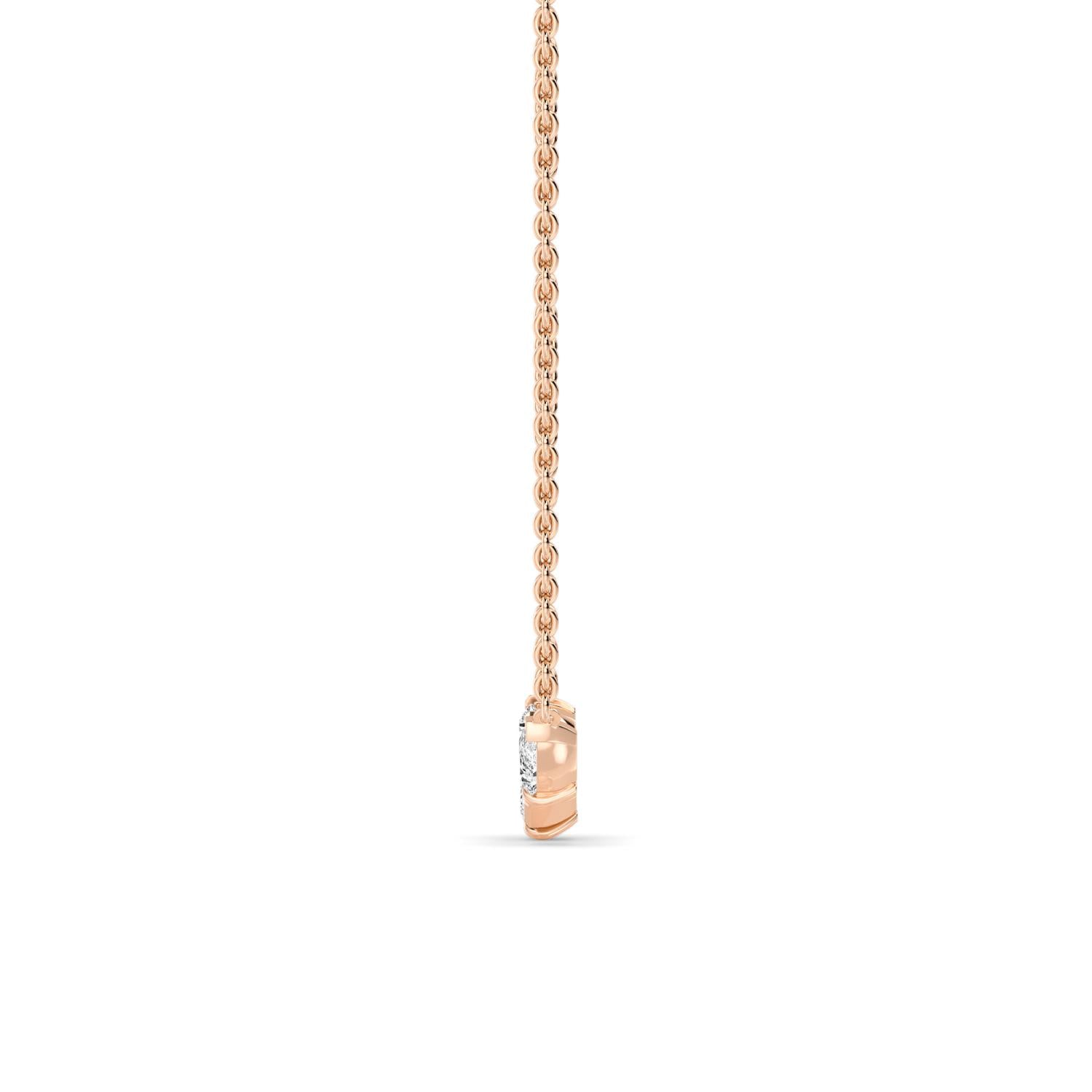 9K Rose Gold Lab Grown Diamond PENDANT 1.06 ctw P32448MS-1