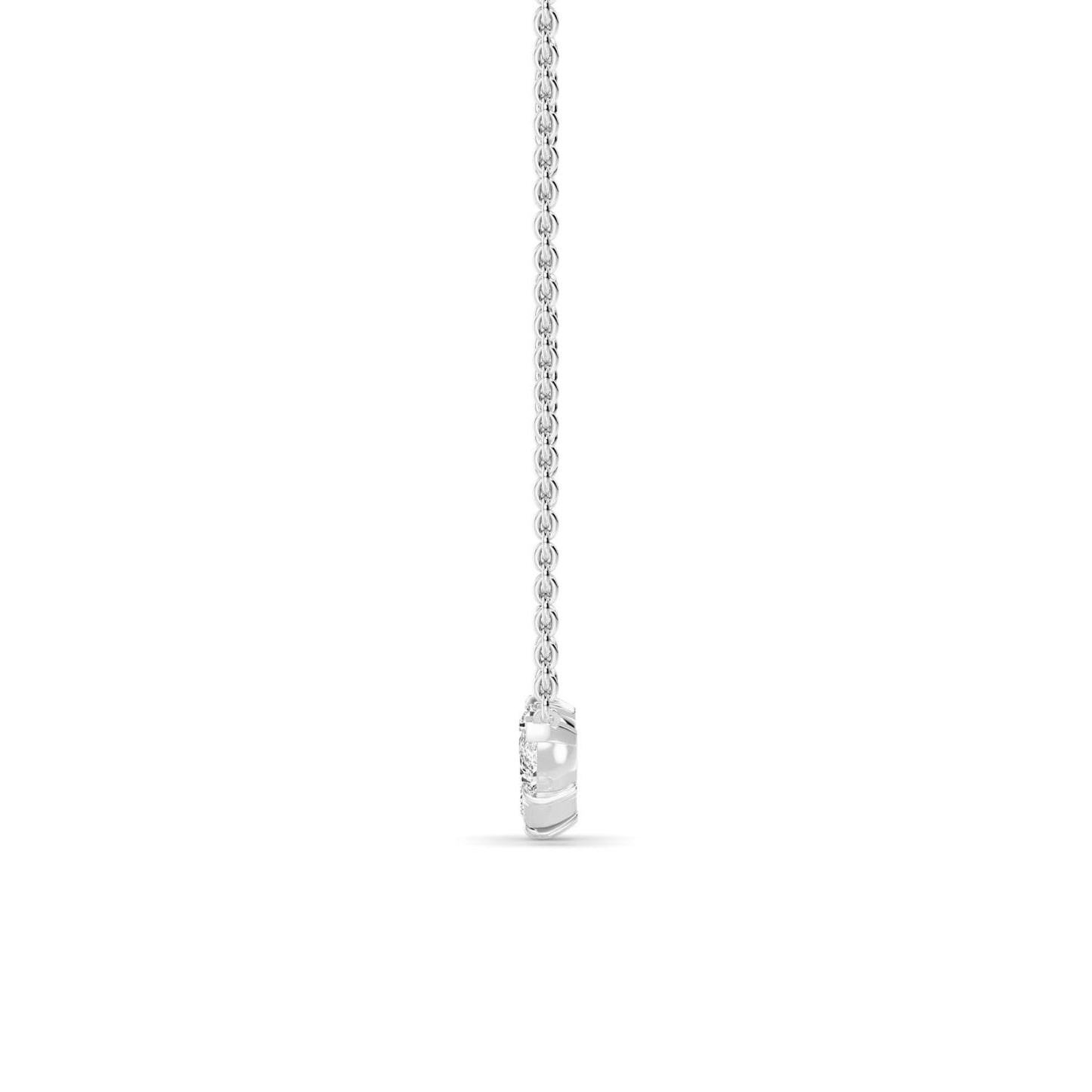 9K White Gold Lab Grown Diamond PENDANT 1.06 ctw P32448MS-1