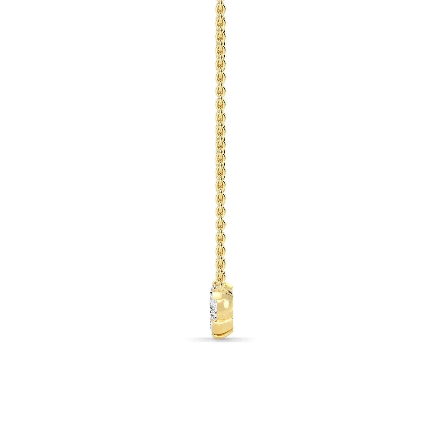 9K Yellow Gold Lab Grown Diamond PENDANT 1.06 ctw P32448MS-1