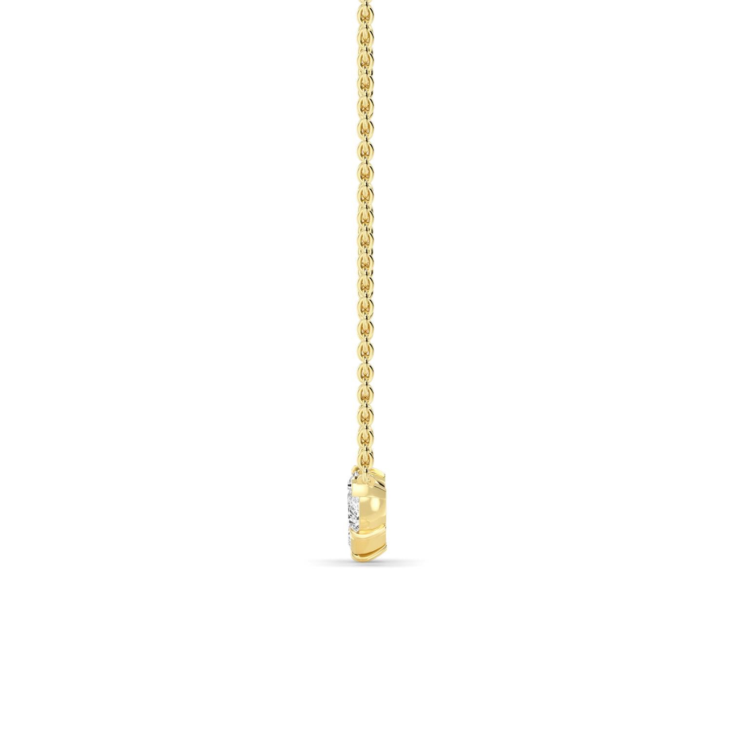 9K Yellow Gold Lab Grown Diamond PENDANT 1.06 ctw P32448MS-1