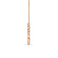 9K Rose Gold Lab Grown Diamond PENDANT 0.98 ctw P32462-1
