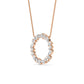 9K Rose Gold Lab Grown Diamond PENDANT 0.98 ctw P32462-1