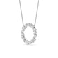 9K White Gold Lab Grown Diamond PENDANT 0.98 ctw P32462-1