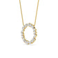 9K Yellow Gold Lab Grown Diamond PENDANT 0.98 ctw P32462-1