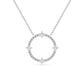 9K White Gold Lab Grown Diamond PENDANT 0.59 ctw P32470-0.63CT