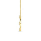 9K Yellow Gold Lab Grown Diamond PENDANT 0.59 ctw P32470-0.63CT