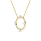 9K Yellow Gold Lab Grown Diamond PENDANT 0.59 ctw P32470-0.63CT