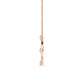 9K Rose Gold Lab Grown Diamond PENDANT 0.48 ctw P32471-0.50CT