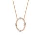 9K Rose Gold Lab Grown Diamond PENDANT 0.48 ctw P32471-0.50CT
