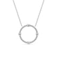 9K White Gold Lab Grown Diamond PENDANT 0.48 ctw P32471-0.50CT