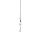 9K White Gold Lab Grown Diamond PENDANT 0.48 ctw P32471-0.50CT