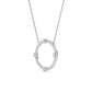 9K White Gold Lab Grown Diamond PENDANT 0.48 ctw P32471-0.50CT