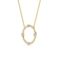 9K Yellow Gold Lab Grown Diamond PENDANT 0.48 ctw P32471-0.50CT