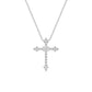 9K White Gold Lab Grown Diamond PENDANT 0.44 ctw P32487-0.38CT