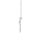9K White Gold Lab Grown Diamond PENDANT 0.44 ctw P32487-0.38CT