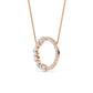 9K Rose Gold Lab Grown Diamond PENDANT 0.69 ctw P32506-0.83CT