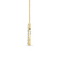 9K Yellow Gold Lab Grown Diamond PENDANT 0.69 ctw P32506-0.83CT