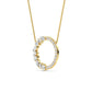 9K Yellow Gold Lab Grown Diamond PENDANT 0.69 ctw P32506-0.83CT