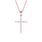 9K Rose Gold Lab Grown Diamond PENDANT 0.53 ctw P32527-0.50CT