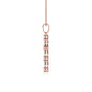 9K Rose Gold Lab Grown Diamond PENDANT 0.53 ctw P32527-0.50CT