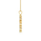 9K Yellow Gold Lab Grown Diamond PENDANT 0.53 ctw P32527-0.50CT