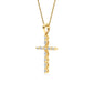 9K Yellow Gold Lab Grown Diamond PENDANT 0.53 ctw P32527-0.50CT